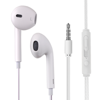 Écouteurs intra-auriculaires filaires Hi-Fi 2027 avec prise jack 3,5 mm, design léger, prix bas, logo personnalisé, musique hybride