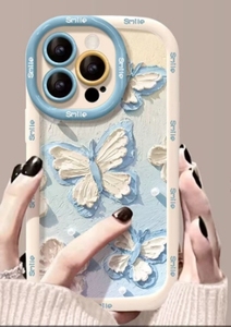 Bướm điện thoại di động Trường hợp đối với <span class=keywords><strong>iPhone</strong></span> 15 16 sơn dầu Bướm điện thoại trường hợp đối với <span class=keywords><strong>iPhone</strong></span> 13 14 15 16 17 Pro Max bảo vệ Bìa - Product Image 6