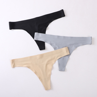 Meistverkaufte Atmungsaktive Sexy Nahtlose Unterwäsche Damen G-String Slip Niedriger Bund Damen Nahtlose Höschen Modell Tanga für Mädchen