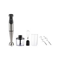 Nouveau mixeur plongeant électrique portable avec lumière LED, en acier inoxydable, 1000W, écologique, facile à nettoyer, pour usage domestique