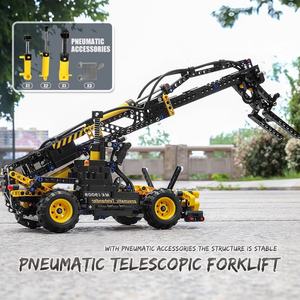 Mold King 19009 Bloques Compatibles con Coche, Montacargas Telescópico, Kits de Construcción Técnica, Juguetes de Modelismo para Regalos de Navidad para Niños - Product Image 4