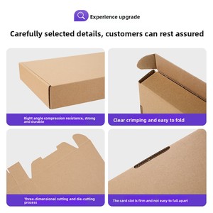 Senhai Packaging Extra Hard Eco-Friendly Recyclable Airplane <b>Box</b> Carton Square Flat Express Customized <b>Box</b> Printable Color - Product Image 3
