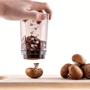 En gros, Coupe-légumes rapide manuel en forme de champignon, compatible lave-vaisselle, pour pommes de terre, tomates, carottes, râpe à fromage et oignon français - Product Image 6