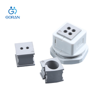 Module d'entrée de câble KT Mini avec insert d'étanchéité en caoutchouc pour presse-étoupe KVT et cadre d'entrée de câble KEL, à un ou plusieurs trous
