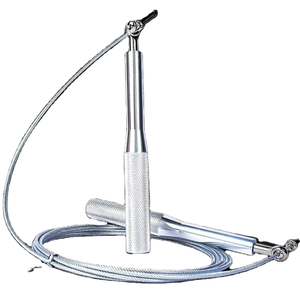 JANNATSPORTS JN654 Corde à sauter professionnelle réglable pour la gym et le fitness, logo personnalisé, portable, détachable, en alliage d'aluminium, unisexe - Product Image 1