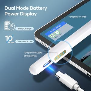 ปากกาสไตลัสอะลูมิเนียม<span class=keywords><strong>แบ</strong></span>บสัมผัสป้องกันการสัมผัสฝ่ามือ พร้อมระบบตรวจจับการเอียง สำหรับ iPad Pro & Air  พร้อมแบตเตอรี่ใน<span class=keywords><strong>ต</strong></span>ัวสำหรับแท็บเล็ต (<span class=keywords><strong>ต</strong></span>ัวอย่างสินค้าฟรี) - Product Image 3