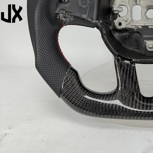 Volant de voiture pour <span class=keywords><strong>Dodge</strong></span> Charger Exhaust <span class=keywords><strong>Durango</strong></span> 2015-2024 Sxt Gt Rt Srt Hellcat Volant de direction en fibre de carbone - Product Image 3
