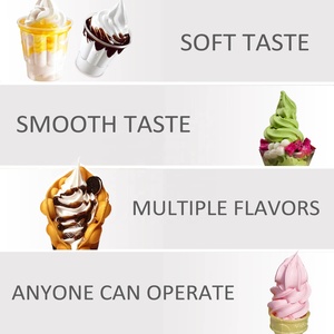 3 Saveurs Professionnel Sorbetière Lidl Machine À Glace Ice Cream Cornet Industrielle Italien Italienne Machine À Crème Glacée - Product Image 5