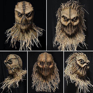 Masque de crâne en latex effrayant pour Halloween, Pâques, spectacles de fin d'année, accessoires de zombie pour effrayer les gens dans les maisons hantées - Product Image 5