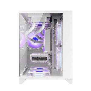 High-End Full View ATX <span class=keywords><strong>Case</strong></span> da gioco 0.8mm <span class=keywords><strong>Super</strong></span> spesso vetro temperato Mid Tower involucro PC per <span class=keywords><strong>Computer</strong></span> Desktop - Product Image 2