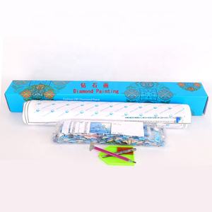 Kit de peinture au diamant en mosaïque de <span class=keywords><strong>strass</strong></span> 5D personnalisé, vente en gros, animal mignon, chat, peinture au diamant carrée - Product Image 6