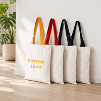 Sacs fourre-tout en toile de coton écologiques avec poignées en corde, vierges pour sublimation, style tendance, pour la vente en gros