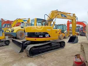 รถแบคโฮ14ตันสำหรับ313C รถขุดไฮดรอลิคตีนตะขาบชนิดใช้พร้อมปั๊มกระปุกเกียร์เครื่องยนต์ - Product Image 4