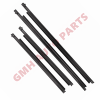 Kit de Baguettes d'Étanchéité Extérieures de Vitre de Porte pour 4Runner 1995-2002 et Ceinture de Porte pour Hilux Surf N180