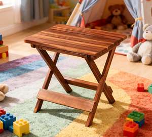 <span class=keywords><strong>โต๊ะ</strong></span>สตูลไม้พับได้แบบพกพาสำหรับการตั้งแคมป์และที่บ้าน - Product Image 3