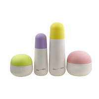 Emballage en plastique recyclable PMU biodégradable respectueux de l'environnement avec pulvérisateur à pompe pour sérum de soin de la peau et shampoing à usage cosmétique