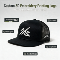 Casquette de camionneur OEM personnalisée en tissu éponge Oxford, avec logo brodé 3D, maille camouflage imprimé léopard, imperméable et coupe-vent pour le camping en extérieur