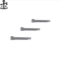 Factory Supply Stainless Steel 304 316 Split Clevis Pins Head Bright Finish Shouldered ISO1234 DIN94 Fasteners Stock Direct