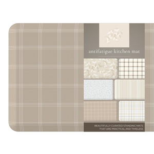 <span class=keywords><strong>Tapis</strong></span> ergonomique Conlloan pour se tenir debout, épaisseur 3/4 po, PU + cuir, antidérapant, impression UV. Dos en mousse à motif écossais, style moderne. Soulage le dos/les jambes - Product Image 1