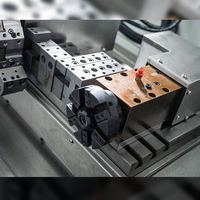 Tour à fraiser de type gang CK46 Leichman, broche de 6 kW, avance rapide de 27 m/min, prêt pour l'IoT, outil de gang multifonction, tour CNC