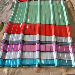 แผ่นเหล็กลูกฟูกเคลือบสีก่อนพ่นสี ขนาด 0.45x1000 มม. แผ่นหลังคาเหล็กเคลือบสีสำหรับงานก่อสร้างอาคาร มาตรฐาน ASTM - Product Image 3