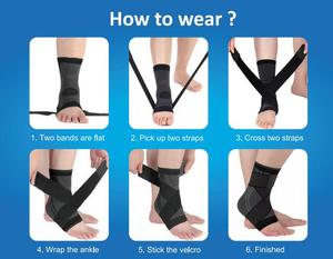 Sport cavigliera <span class=keywords><strong>fascia</strong></span> di compressione da palestra Fitness 3D <span class=keywords><strong>fascia</strong></span> <span class=keywords><strong>elastica</strong></span> maniche <span class=keywords><strong>per</strong></span> i piedi supporto fascite plantare - Product Image 6