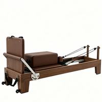 Ensemble complet de 5 pièces en bois de noyer massif pour Pilates : Cadillac, Reformer, Wunda Chair, Ladder Barrel, Correcteur pour studio