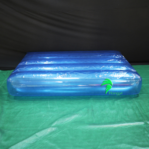 Colchones inflables individuales y dobles de diseño moderno Colchoneta inflable transparente plegable <span class=keywords><strong>para</strong></span> exteriores de PVC - Product Image 3
