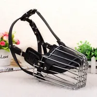 Muselière réglable en acier inoxydable pour chien, couvre-menton en maille métallique respirante pour grands chiens, anti-morsure, accessoires pour animaux de compagnie