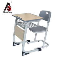 Vente en gros de bureaux d'étudiant modernes et durables et de chaises de bureau ergonomiques pour usage commercial dans le salon/la chambre/la salle de classe/la bibliothèque