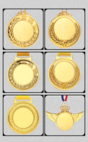 Vente en gros de médailles sportives personnalisées en alliage de zinc plaqué or, argent et bronze, modèle 088 pour événements
