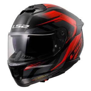Casco Integrale Ls2 Stream Ii Nero Rosso Xs in Termoplastica per Moto - Product Image 1