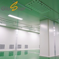Panneau mural modulaire en aluminium JJYM-1 avec âme en laine de roche pour salles blanches, idéal pour les projets de construction