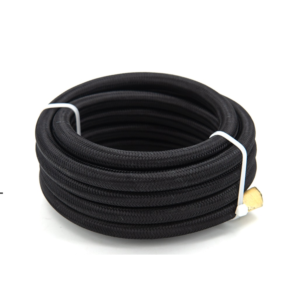 AN6 AN8 AN10 PTFE масляный топливный шланг с нейлоновой оплеткой внутри PTFE