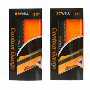 10 ''Orange Widen pour <span class=keywords><strong>Saker</strong></span> Contour Gauge Profil Outil Plastique Contour Duplicateur Jauge - Product Image 1