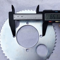 Aogue Ensemble d'essieu arrière robuste 60cm-100cm avec pignon T8F et cadre pour pièces de modification DIY de kart, VTT et quad