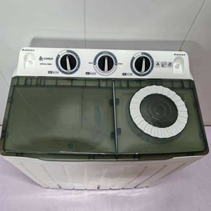 Lavadora-secadora eléctrica semiautomática de doble tina de alta calidad con secado por centrifugado, operación en inglés, capacidad de 10 kg - Product Image 1