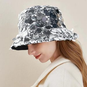 SOLPOP Chapeau Bob Pailleté Brillant pour Femme, Argenté Doré Scintillant, Chapeau Disco Métallique Étincelant pour Fête, Pub, Club, Rave, Casquette de Pêcheur - Product Image 5