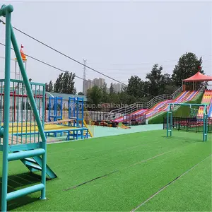 Amusement Park Rides Outdoor Zip-line Cable Way Children Jungle Gym Outdoor Playground Equipment