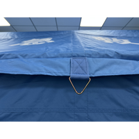 Abri d'urgence portable 3x4m 4x4m pour secours en cas de catastrophe, tente durable à montage rapide