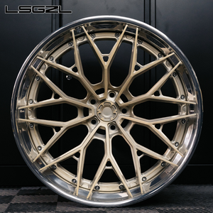 Новые кованые двухсоставные диски с глубоким ободом из легкосплавного углеродного волокна для автомобилей, 5x114.3/5x130/5x120/6x139.7, 18, 19, 20, 21, 22 дюйма - Product Image 2