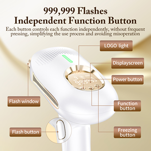 Ice làm mát depilator tiện dụng handhead cơ thể Máy cạo lông IPL máy xách tay nhà vĩnh viễn không đau ánh sáng laser tóc loại bỏ thiết bị - Product Image 5