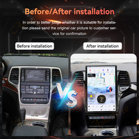Autoestéreo Android 13 de 14.4 Pulgadas para Jeep Grand Cherokee 2011-2023 con GPS, Navegación, WIFI, Mirrorlink y Radio
