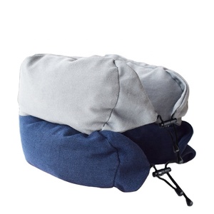 Modal con capucha apagón en forma de U <span class=keywords><strong>almohada</strong></span> Oficina almuerzo trigo sarraceno shell <span class=keywords><strong>cervical</strong></span> <span class=keywords><strong>almohada</strong></span> coche <span class=keywords><strong>almohada</strong></span> de viaje - Product Image 2