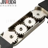 JIN RUI DA Hochbelastbarer, geräumiger, verdeckter Klappmechanismus – platzsparende Klapphalterung für wandmontierte Schreibtische & Tische
