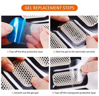 Nouvelles coussinets adhésifs en hydrogel personnalisés OEM/ODM KB 2025 – Coussinets de remplacement pour électrodes abdominales TENS avec gel conducteur et contrôle de la durée pour le corps