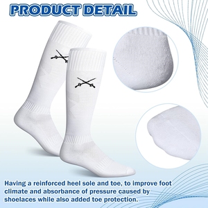 Tùy Chỉnh Độn Hàng Rào Vớ Lá Epee Trắng Dài Bông Đầu Gối Cao Thoải Mái Hỗ Trợ Thể Thao Hàng Rào Vớ - Product Image 4