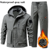 Ensemble veste et pantalon de ski en polaire thermique pour l'hiver 2026, pour hommes et femmes, imperméable, coupe-vent, respirant, combinaison de travail de sécurité en polyester