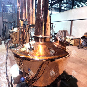 Équipement de distillation de colonne de cuivre de 500 gallons Power Pot Whisky Distiller Pompe Moteur Boisson Vin Machine pour Écossais - Product Image 3