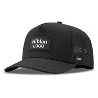 Gorras de Golf de 5 Paneles con Visera Curva, Personalizables al por Mayor con Logotipo, Parche de Goma PVC, Resistentes, Ajustables, Deportivas, Impermeables, Gorra de Béisbol